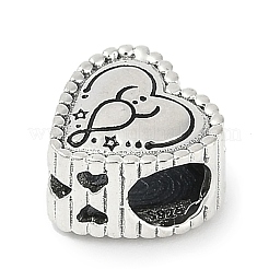925 sterlina perline argento europeo&nbsp;STER-R005-02AS-02