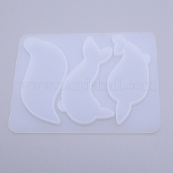 Moules en silicone pour porte-clés d'auto-défense&nbsp;DIY-TAC0007-97B