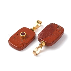 Natürliche rote Jaspis Anhänger&nbsp;G-P628-01G-01