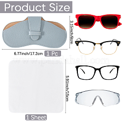 1 étui à lunettes en cuir de vache&nbsp;ABAG-CN0001-58C