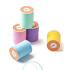 5 rouleau de cordon rond en polyester ciré 5 couleurs&nbsp;YC-FS0001-02A