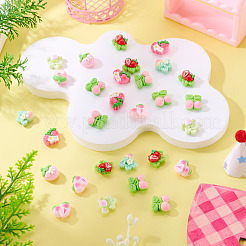 30 Stück undurchsichtige Harz-Decoden-Cabochons&nbsp;RESI-TADJ0001-14