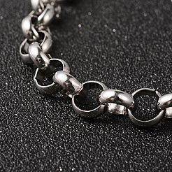 Anlaufgeschützte Rolo-Kettenarmbänder aus Edelstahl 304&nbsp;LS-BJEW-H477-04