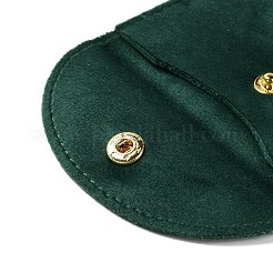 Bolsas de terciopelo para guardar joyas con botón a presión para pulseras&nbsp;ABAG-P013-01C