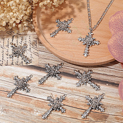 10 pz pendenti grandi in lega di stile tibetano&nbsp;FIND-SC0005-83