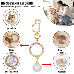 Pendentifs décoratifs en forme de flacon de parfum en verre ouvrable&nbsp;HJEW-DR00317