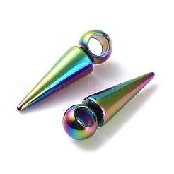 Pendentifs en acier inoxydable avec placage ionique (IP) 201&nbsp;STAS-M323-28RC-1