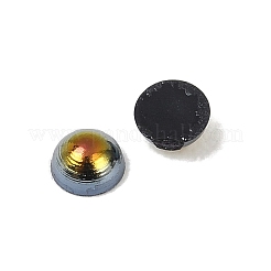 Cabujones de resina de reverso plano opacos electrochapados&nbsp;RESI-XCP0002-45E