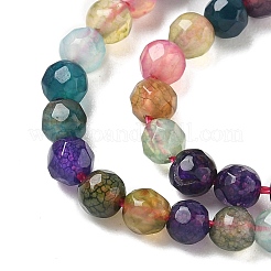 Chapelets de perles d'agate naturelle&nbsp;G-E469-12Y