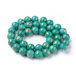 Natur Mashan Jade Perlen Stränge&nbsp;G-F670-A01-8mm