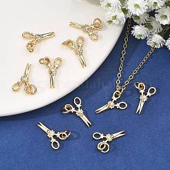 Pendentifs en laiton Shegrace avec micro-pavé de zircone cubique transparente&nbsp;XGRQ2C859-403G
