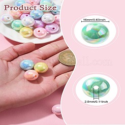 100 pz 7 colori perline acriliche opache&nbsp;MACR-CJ0001-78
