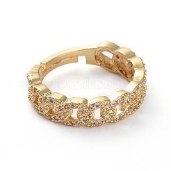 Anneaux de laiton réglables&nbsp;X-RJEW-G096-22G