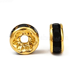 Messing Strass Zwischen perlen&nbsp;RB-A014-Z8mm-02G-NF