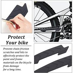 Protezioni del telaio del tubo obliquo della bicicletta in silicone&nbsp;AJEW-WH0317-17