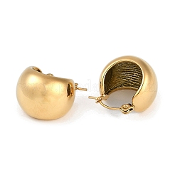 Orecchini a cerchio in acciaio inossidabile 304&nbsp;EJEW-D282-04G-01