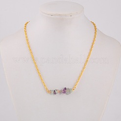 Colliers avec pendentif en pierres précieuses naturelles&nbsp;NJEW-JN00915