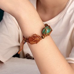 4 Stück geflochtenes Nylonarmband&nbsp;BJEW-SZ0002-48B