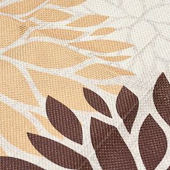 Tischset aus Leinen mit Herbstblumenmuster&nbsp;AJEW-Z051-02A