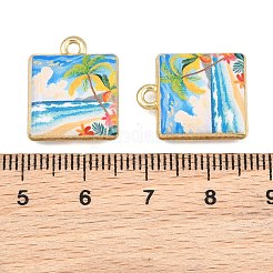 Pendentifs en alliage imprimés&nbsp;AL-CBA49CA-01B