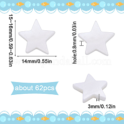 2 filo di perline di conchiglia d'acqua dolce naturale&nbsp;SHEL-SC0001-36A