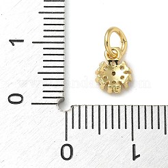 Cremagliera placcatura micro ottone spianare pendenti zirconi&nbsp;KK-K392-26G