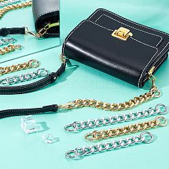 6 prolunga per borsa a catena in alluminio con 6 stili&nbsp;DIY-WR0001-67