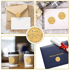 34 Blatt selbstklebende Aufkleber mit Goldfolienprägung&nbsp;DIY-WH0509-080