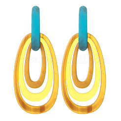 Boucles d'oreilles pendantes en acrylique pour femmes&nbsp;WGA829D-03