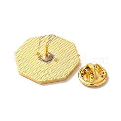 Acht-Diagramm-Taktik mit Yin-Yang-Emaille-Pin&nbsp;JEWB-K008-01G