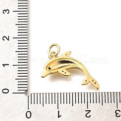 Pendenti in zirconi cubici trasparenti in micro pavè di ottone&nbsp;LS-KK-Q040-03H-G