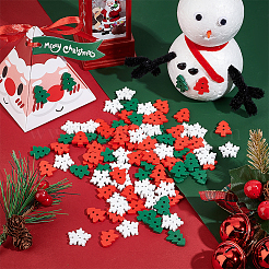 Holzknopf zum Thema Weihnachten&nbsp;WOOD-WH0347-14