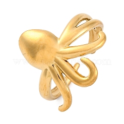 Offene Manschettenringe aus 304 Edelstahl mit Meerestiermotiv&nbsp;LS-RJEW-Q005-01C-G