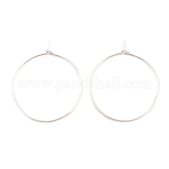 925 fornituras de pendientes de aro de plata esterlina&nbsp;STAS-P210-26S-02