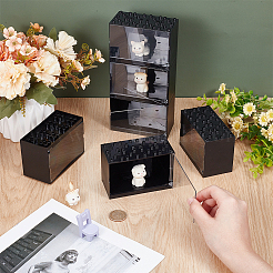 Rechteckige Vitrine für Minifiguren aus Acryl&nbsp;ODIS-WH0025-223B