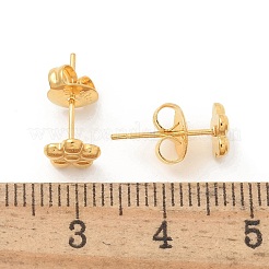 Orecchini a bottone in acciaio inossidabile 304 per donna&nbsp;STAS-Z117-14G-05