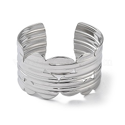 Bracelets manchettes en acier inoxydable 304 pour femmes&nbsp;LS-BJEW-Z078-20P