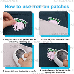 15 Stück 15 Stile Pailletten-Stickerei-Aufnäher zum Aufbügeln&nbsp;DIY-CY0001-11