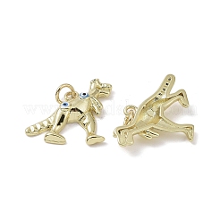 Echte 18 Karat vergoldete Messing Micro Pave Zirkonia Anhänger&nbsp;KK-L209-063G-01
