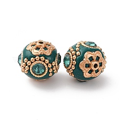 Cuentas de resina indonesias hechas a mano&nbsp;IPDL-S054-008A-01KCG