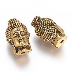 Tibetischen Stil Buddha-Legierungskorne&nbsp;TIBEB-Q062-12AG-LF