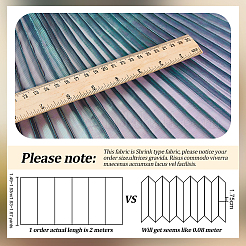 Tissu plissé en polyester&nbsp;DIY-WH0591-195A