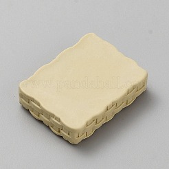 Ornements miniatures rectangulaires en résine&nbsp;DIY-TAC0010-44A
