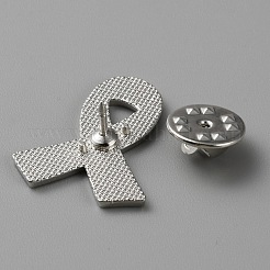 Épingles à ruban en émail&nbsp;JEWB-WH0022-88C