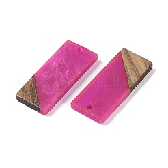 Pendentifs en résine & en bois&nbsp;WOOD-F015-09D