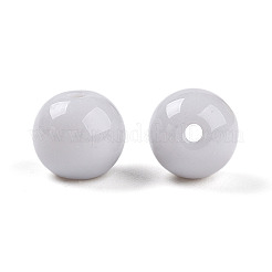 Perles de verre opaques de couleur unie&nbsp;LS-GLAA-N007-8mm-A08