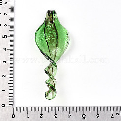 Handgefertigte Goldsand Murano große Anhänger&nbsp;LAMP-T023-09C