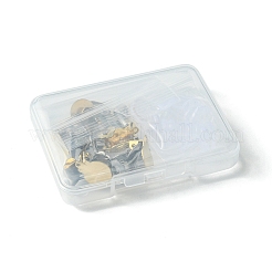 12 Stück 2 Farben 304 Edelstahl Ohrclip-BeZubehör&nbsp;STAS-FS0001-50