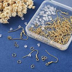 50 gancio per orecchini in acciaio inossidabile 304&nbsp;DIY-YW0006-79