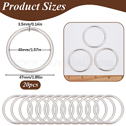 20 pieza de conectores de enlace rápido de hierro&nbsp;FIND-SP0002-81F-P